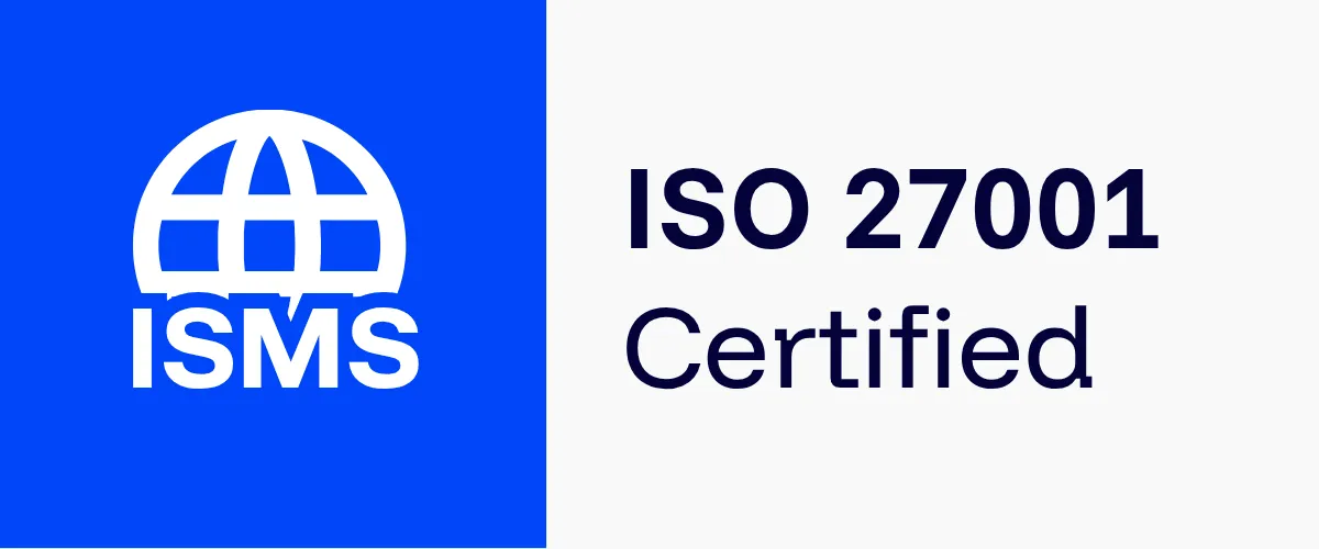ISO 27001 certified